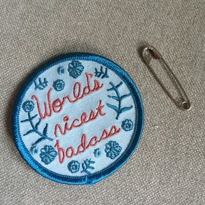 Worlds nicest badass patch